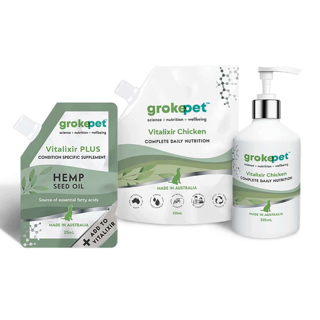 Dog Complete Nutritional Supplement Starter - Plus Hemp Seed Oil